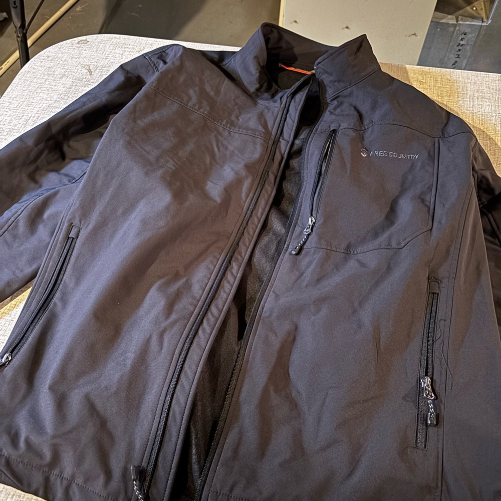 Free Country Black Softshell Jacket